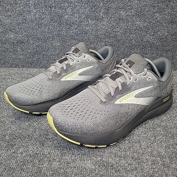 Brooks Ghost 16 Mens 12.5 Shoes Gray 1104181D040 Running Sneaker Gym‎ Walking