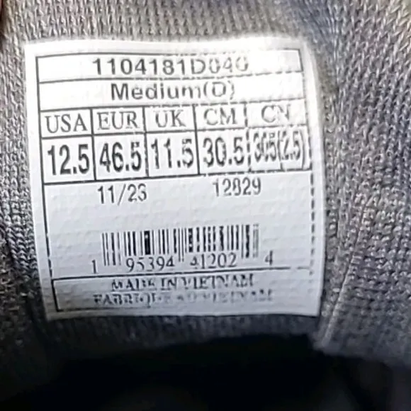 Brooks Ghost 16 Mens 12.5 Shoes Gray 1104181D040 Running Sneaker Gym‎ Walking