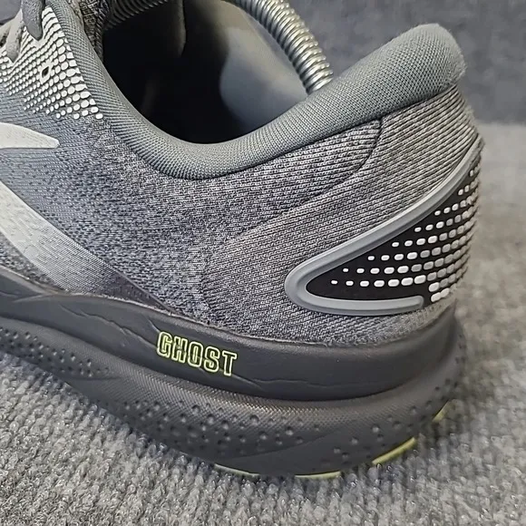 Brooks Ghost 16 Mens 12.5 Shoes Gray 1104181D040 Running Sneaker Gym‎ Walking