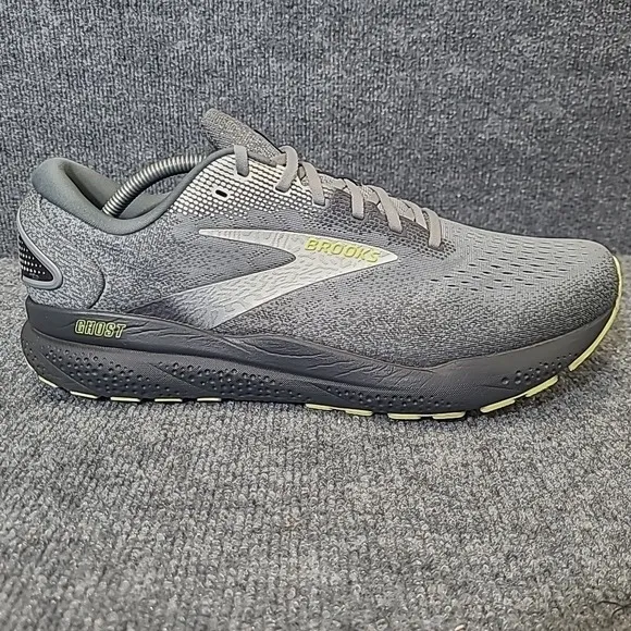 Brooks Ghost 16 Mens 12.5 Shoes Gray 1104181D040 Running Sneaker Gym‎ Walking
