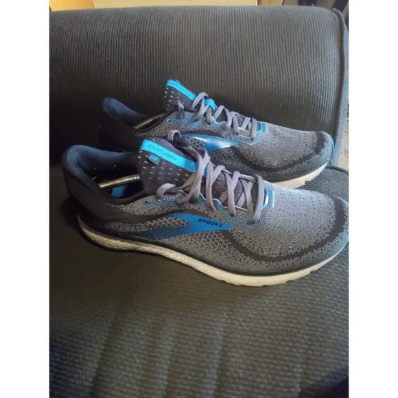 Brooks Glycerin 18 Blue Gray Mens US Size 14 EUR 48.5 1103291D459 Running Shoes
