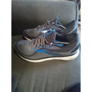 Brooks Glycerin 18 Blue Gray Mens US Size 14 EUR 48.5 1103291D459 Running Shoes