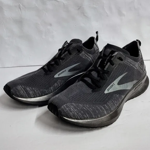 Brooksl Levitate 4 Mens Running Shoes Black/Grey  Sz 10 M. Men's 🔥
