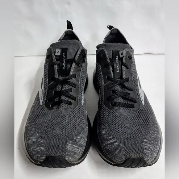 Brooksl Levitate 4 Mens Running Shoes Black/Grey  Sz 10 M. Men's 🔥