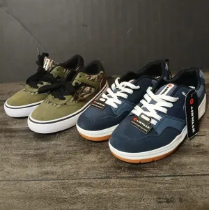 BUNDLE Airwalk Blue and Green Sneakers Versatile Casual Style Boy's Sz 3 &amp; 4