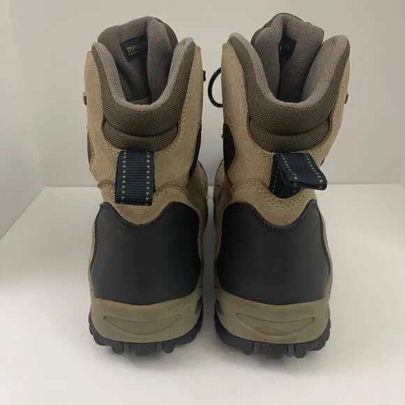 Cabelas Snow Runner Winter Boots Mens 14 D Thinsulate Dry Plus Brown 83-0535‎
