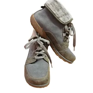 Chaco Barbary Hiking Boot Women’s Size 10 Castlerock Lace Up Wool Leather NWOB