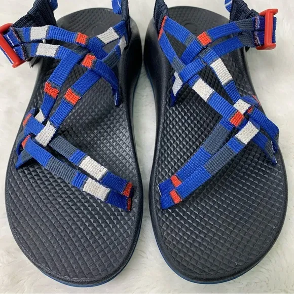 Chaco J180274 Kids ZX1 Unisex Ecotread Function Royal Blue Sandals Size 4