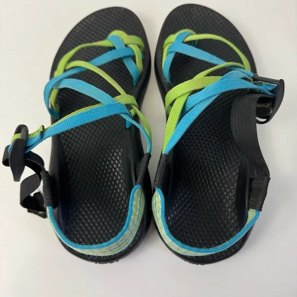 Chaco Sandals ZX2 Blue and Green Women’s Size 8