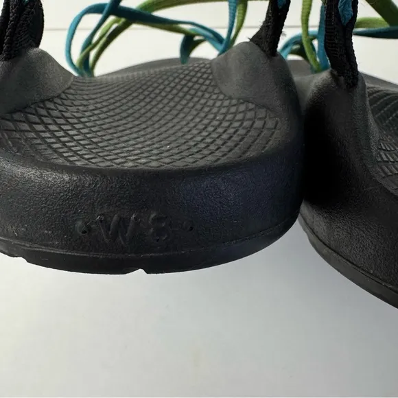 Chaco Sandals ZX2 Blue and Green Women’s Size 8