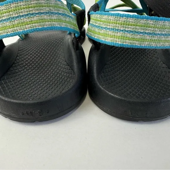 Chaco Sandals ZX2 Blue and Green Women’s Size 8