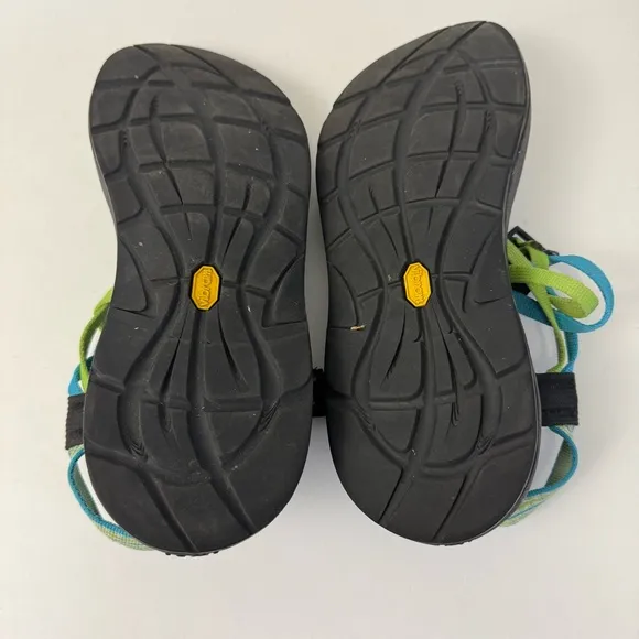 Chaco Sandals ZX2 Blue and Green Women’s Size 8