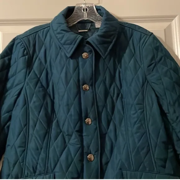 Chico’s Quilted Mid-Length Jacket
