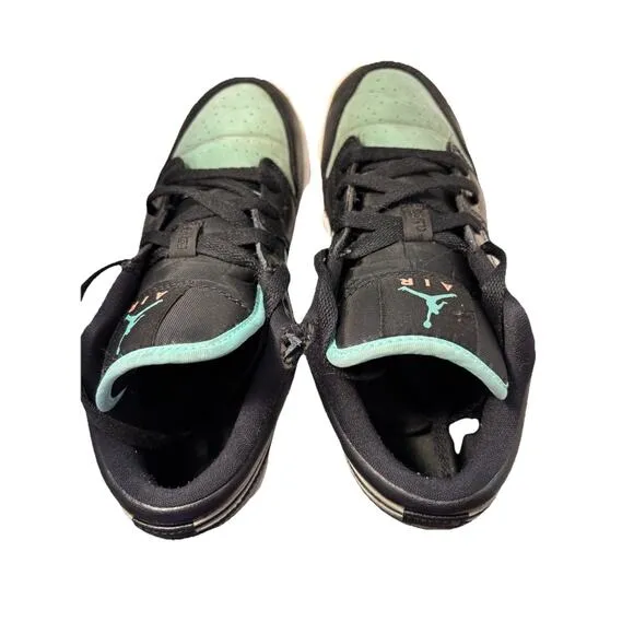 Children's Jordan 1 Low SE Tropical Twist Teal Black Shoes Size 4.5Y