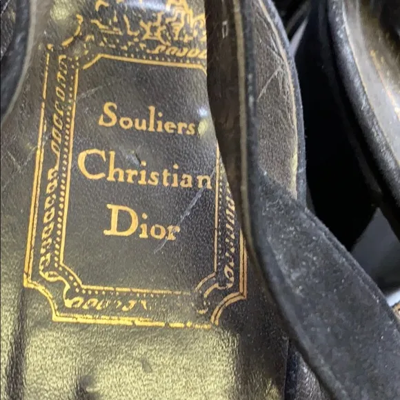 Christian Dior Vintagw Sandals Sz 8.5