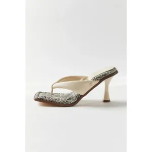 Circus by Sam Edelman 7M Skeet Square-Toe Dress Sandals Womens Shoes Thong Heels