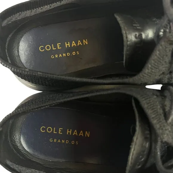 Cole Haan 2.ZERØGRAND Casual Wingtip Oxford Black Mens Shoes Size 9.5M