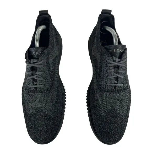 Cole Haan 2.ZERØGRAND Casual Wingtip Oxford Black/Grey Mens Shoes Size 9.5M