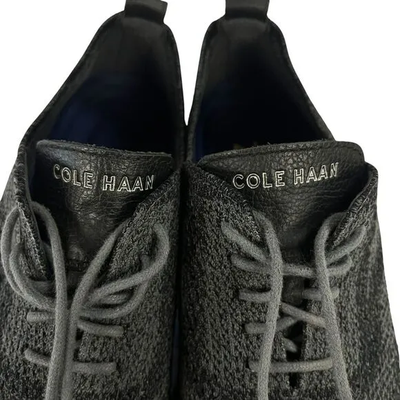 Cole Haan 2.ZERØGRAND Casual Wingtip Oxford Black/Grey Mens Shoes Size 9.5M