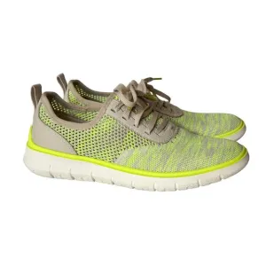Cole Haan Generation Zerogrand Sneaker Cement Safety Yellow Stitchlite Shoes