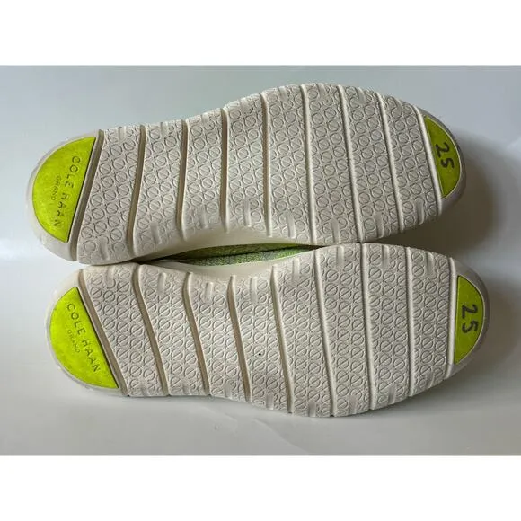 Cole Haan Generation Zerogrand Sneaker Cement Safety Yellow Stitchlite Shoes