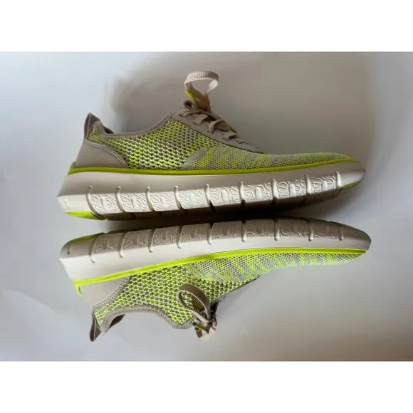 Cole Haan Generation Zerogrand Sneaker Cement Safety Yellow Stitchlite Shoes