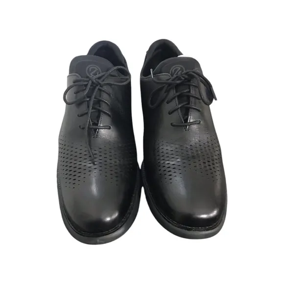 Cole Haan Men's 2. Zerogrand Laser Wingtip Black Oxford Dress Shoes Size 13
