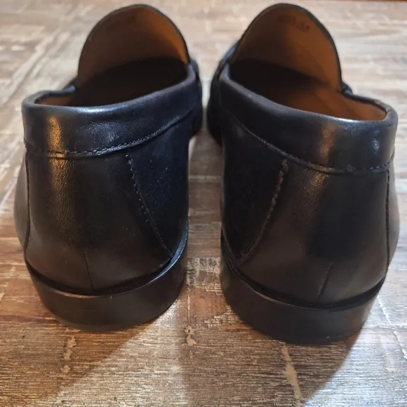 Cole Haan Men's Pinch Tassel Loafer Black Leather Dress Shoes Size 13 M