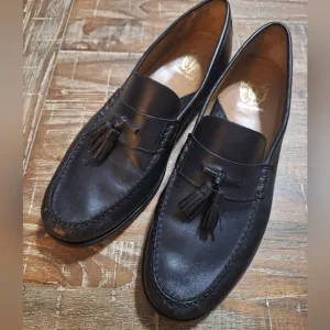 Cole Haan Men's Pinch Tassel Loafer Black Leather Dress Shoes Size 13 M