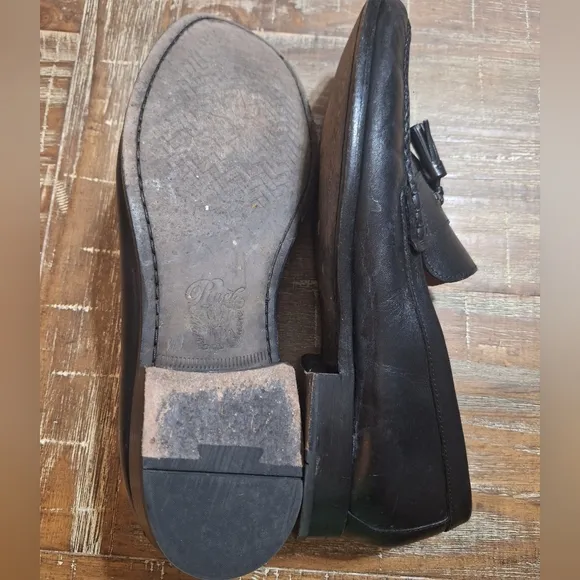 Cole Haan Men's Pinch Tassel Loafer Black Leather Dress Shoes Size 13 M