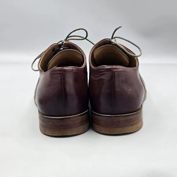 Cole Haan Men's Size 12 M GUC Cambridge Brown Leather Cap Toe Brogue Dress Shoes