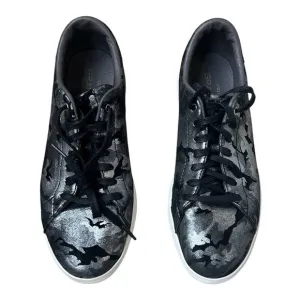Cole Haan Womens Grand Pro Metallic Camo Leather Tennis Shoes Size 9