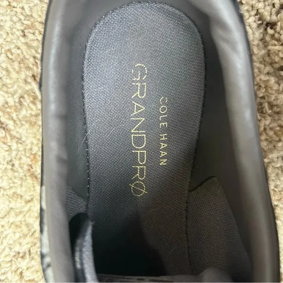 Cole Haan Womens Grand Pro Metallic Camo Leather Tennis Shoes Size 9