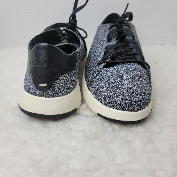 Cole Haan Grand Pro Tennis Shoes Mens Size 8 Black Stichlite Casual C29119