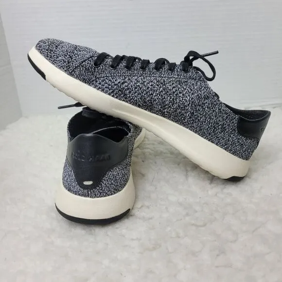 Cole Haan Grand Pro Tennis Shoes Mens Size 8 Black Stichlite Casual C29119