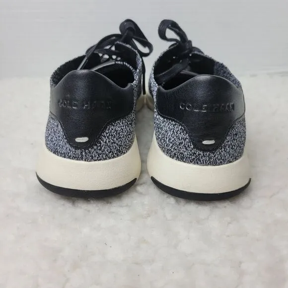 Cole Haan Grand Pro Tennis Shoes Mens Size 8 Black Stichlite Casual C29119