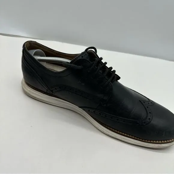 Cole Haan Mens 11 Original Grand Shortwing Wingtip Oxford Dress Shoes Casual