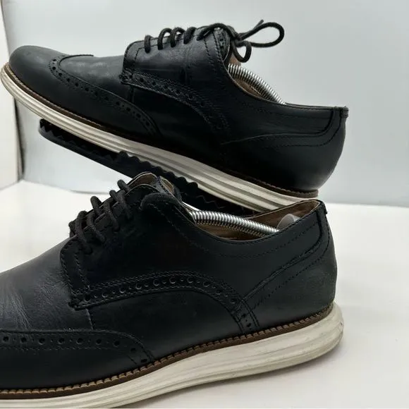 Cole Haan Mens 11 Original Grand Shortwing Wingtip Oxford Dress Shoes Casual
