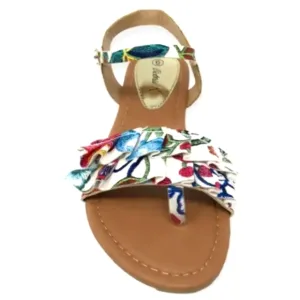 Colorful Floral Women's Sandals Sz 10