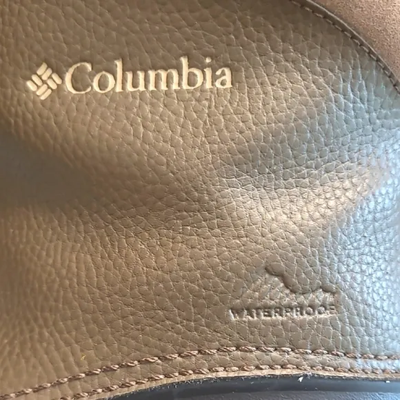 Columbia Bugaslip Slip On Rain Snow Boot Leather Waterproof Traction Insulation