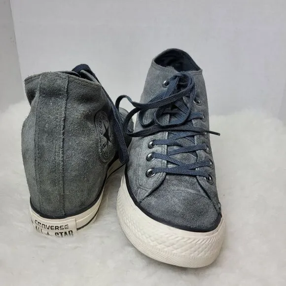 Converse CTAS Lux Mid Women's Hidden Heel Sneakers Shoes Size 8