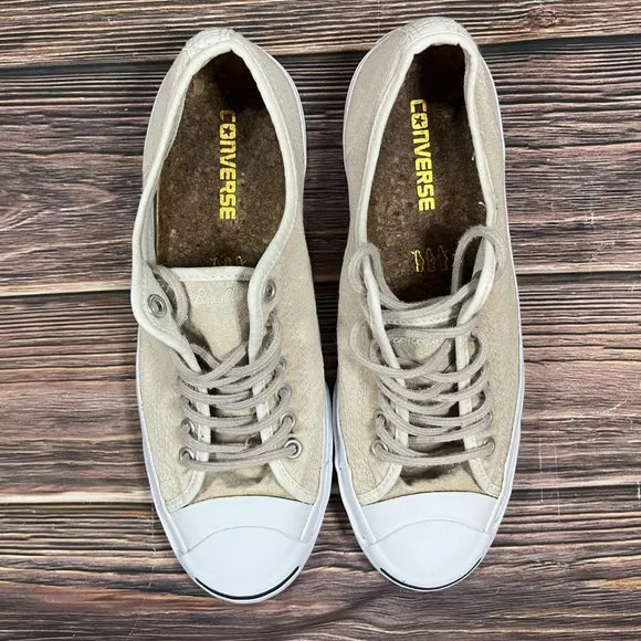 Converse Jack Purcell Canvas Beige White‎ Men's Casual Shoes
