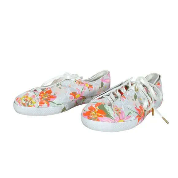 Converse PatBO Womens Sneakers 7 Floral Low Top Pink Sole Collab Limited Edition