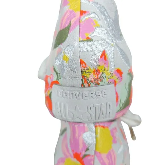 Converse PatBO Womens Sneakers 7 Floral Low Top Pink Sole Collab Limited Edition