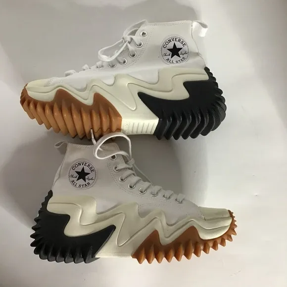 Converse Run Star Motion Hi Shoes Sneakers 171546c White/Black/Gum Men’s 7