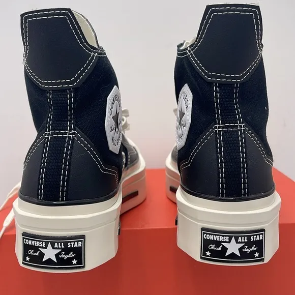 Converse WMNS Black High-Top Sneakers A06435CCHUCK 70 DE LUXE SQUARED HIBLACK/