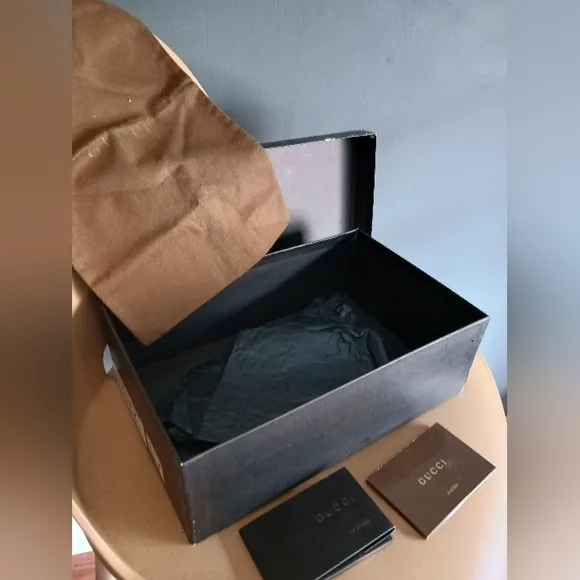 COPY - Gucci Icon GUCCISSIMA  Black Sneakers size 37  box