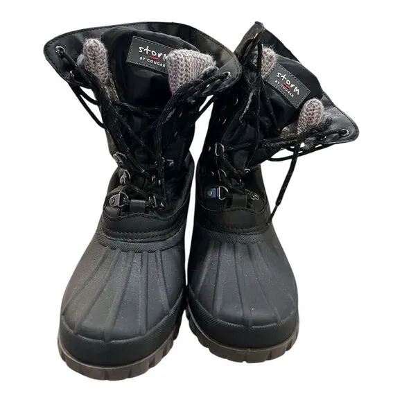 Cougar Women's Gray Lace-Up Duck Boots Size 8‎ Waterproof Winter