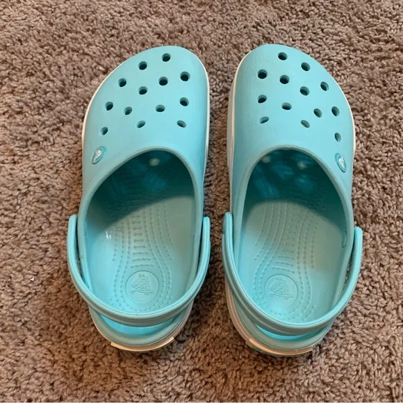 Crocs Crocband Clogs Sandals Baby Blue Size 6