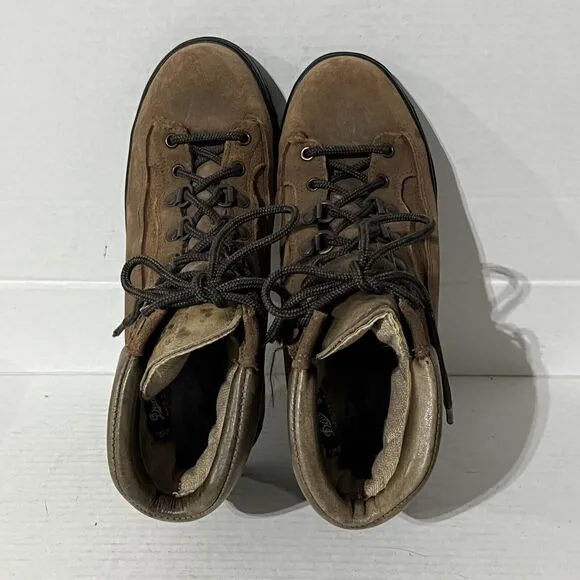 Danner 36200 Gore-Tex Hiking Trail Boots Brown Leather Women 9.5 M Made USA VTG